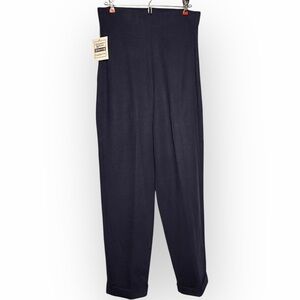 Christopher & Banks Women's Pull on Comfort Stretch Pants Blue‎ Med NWT